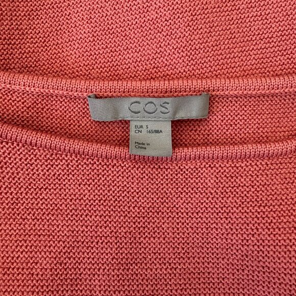 COS A-LINE MERINO JUMPER in Cinnamon Rose Size Small - Picture 5 of 5